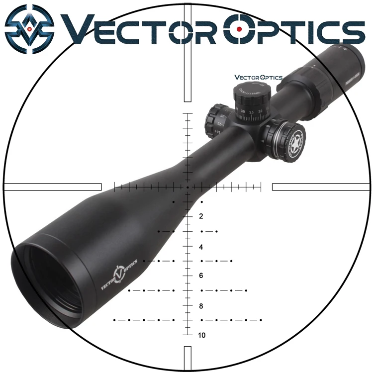 

6-30x56 Tactical Shooting IR Airgun Sight Vector Optics 30mm Tube Hunting Riflescope With Lock Turret, Matte black