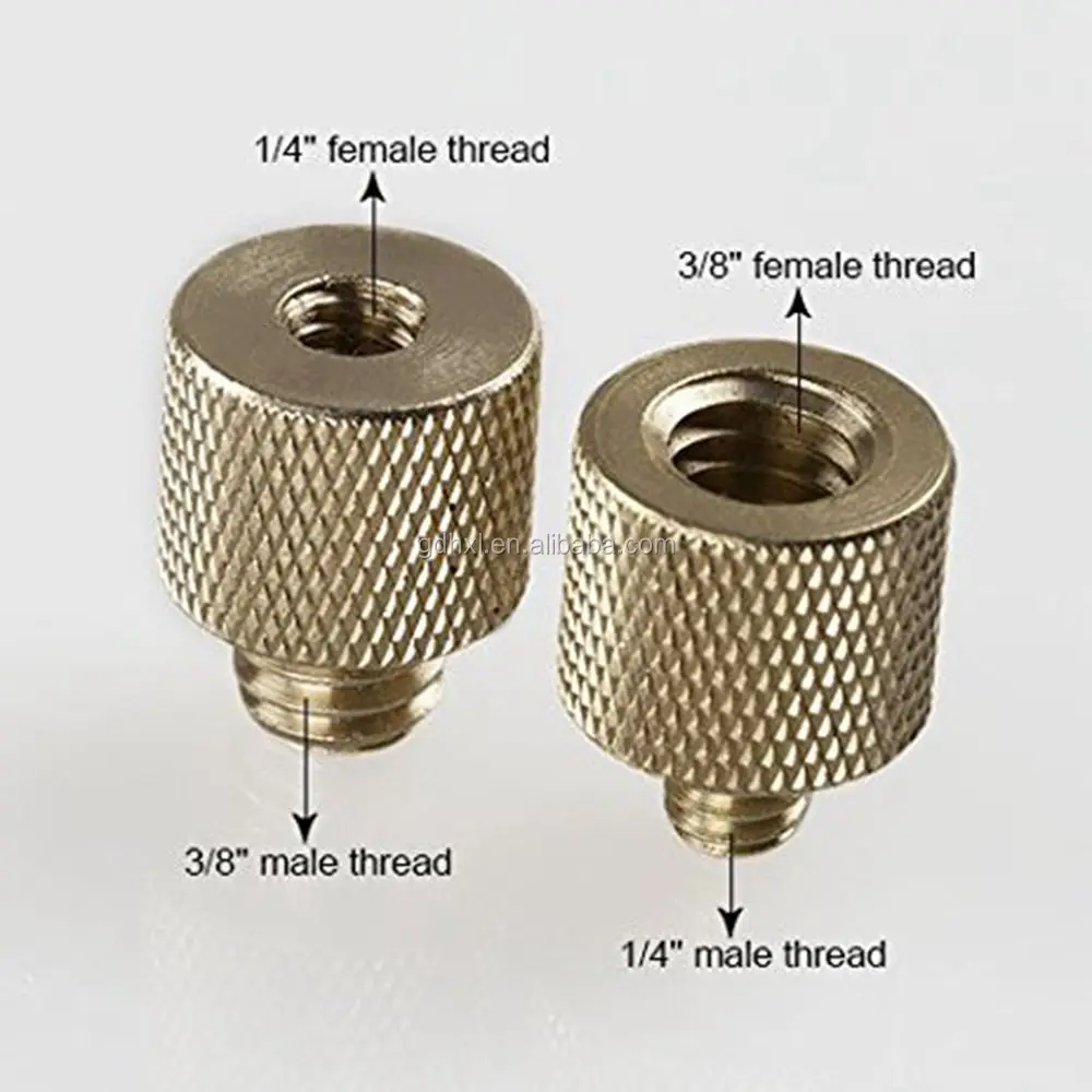 Custom Made 1/4" Male To 3/8" Female Thread Smallrig Brass Screw For