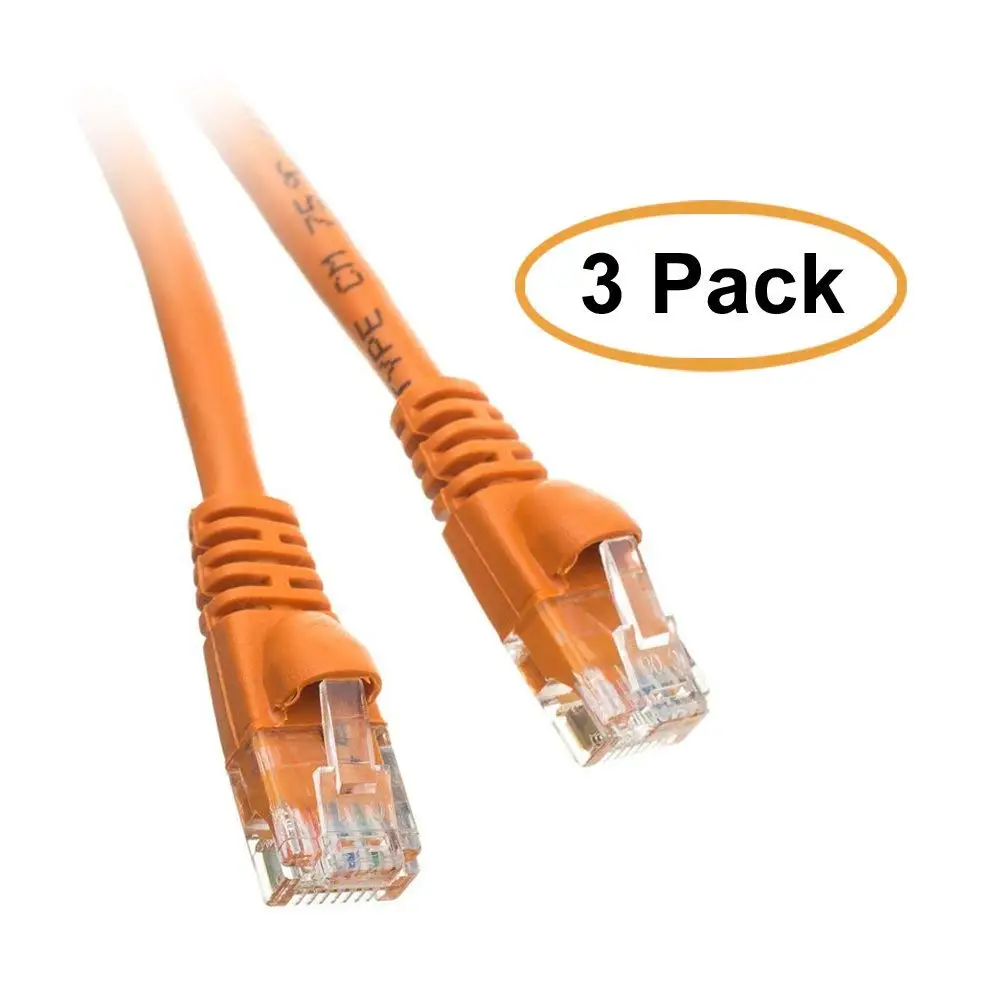 ACL 6 Inch RJ45 Snagless//Molded Boot Gray Cat6 Ethernet Lan Cable 4 Pack
