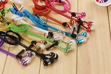 New Microphone Mic Earbuds Premium 3 5mm Tangle Free Zipper Earphones Headset mp3 waterproof bluetooth headphones