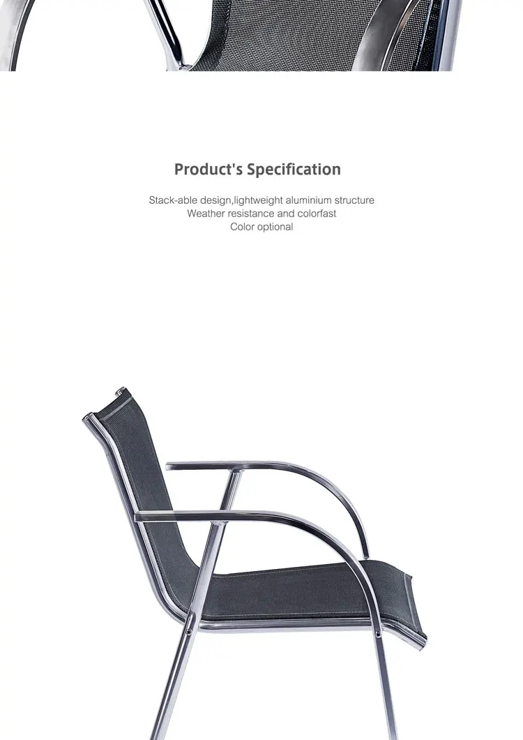 garden aluminum chair