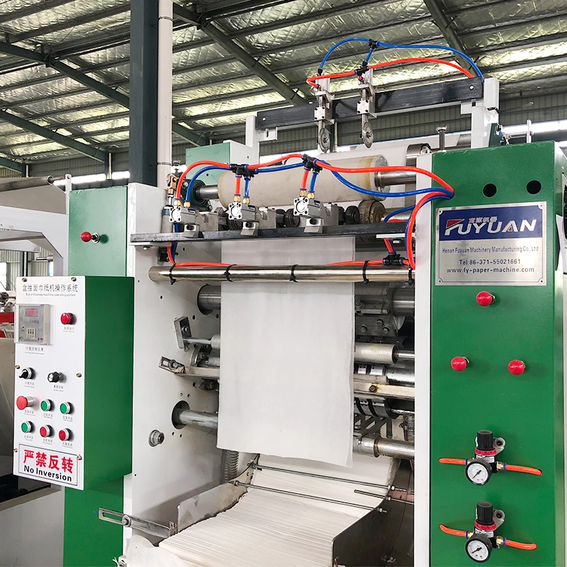 Factory Price Embossing Boxdrawing Soft Facial Tissue Machine Production Line Facial Tissue