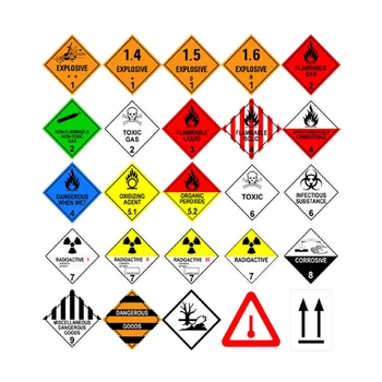 Hot Sale High Quality Dangerous Goods Label Sticker - Buy Hazard Labels ...