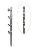 New design day light white color cool white 6000k 9000k color temperature copper body material led showcase light