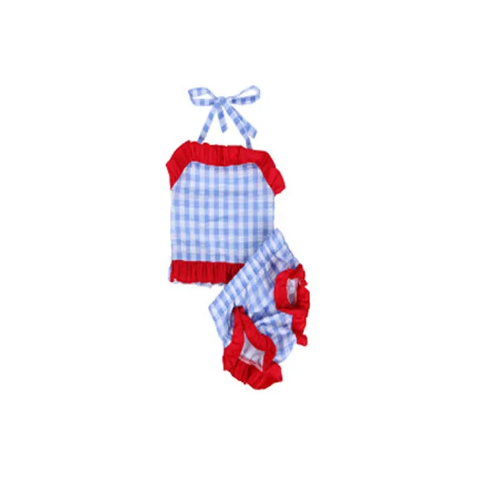 

Wholesale Baby Girls Fashionable Beach Children's Swimsuits, 5 colors