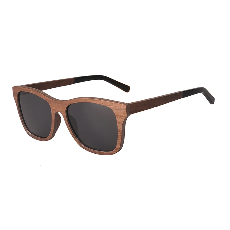 

Black Walnut Wood Polarized lens screw holes Multi-layer wooden sunglasses dropshipping