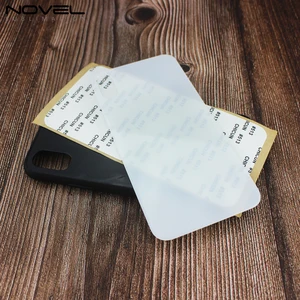 Sublimation Blank 2D TPU Phone Case Glass Insert iPhone X