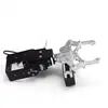 2DOF Robot Arm Black two degrees of freedom robot arm gripper metal package aluminum mounting frame