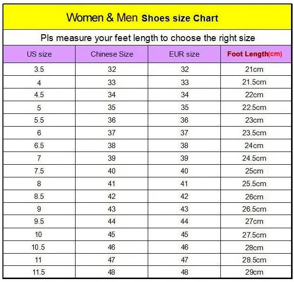 size 24 to us shoes
