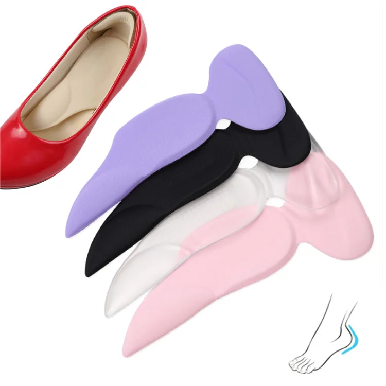 

women pain relief orthopedic arch support high heel shoe insoles