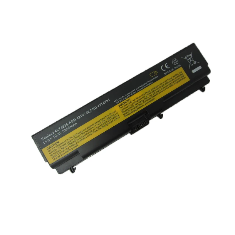 

T520 Battery for Lenovo ThinkPad Edge L410 T420 T410 L420 T510 E40 E50 L512 L412 L421 L510 L520 SL410 SL510 W510 W520 battery, Black