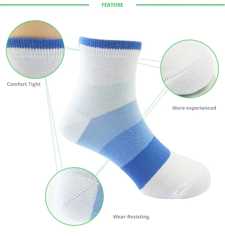 Waterproof Silicone Rubber Gel Ankle Children Socks With Soles For Dry