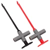 1 Pair 4mm Test insulated Quick Piercing Needle Hook Clip Multimeter Testing Probes