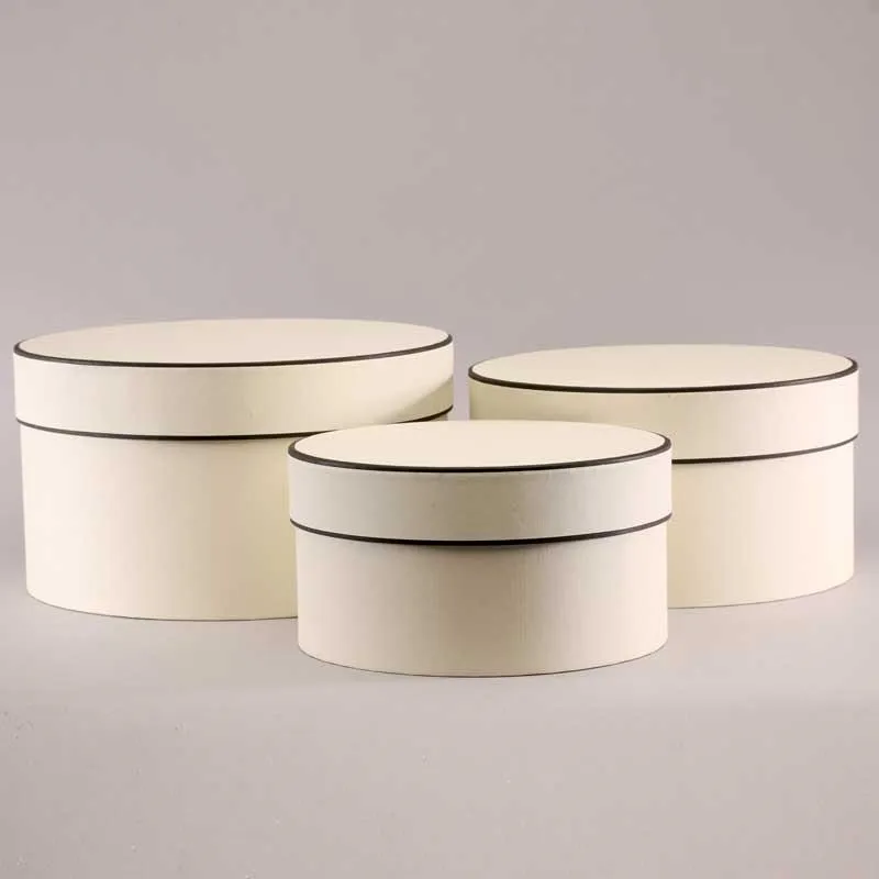 Custom White And Black Cardboard Round Hat Box Buy Round Hat Box