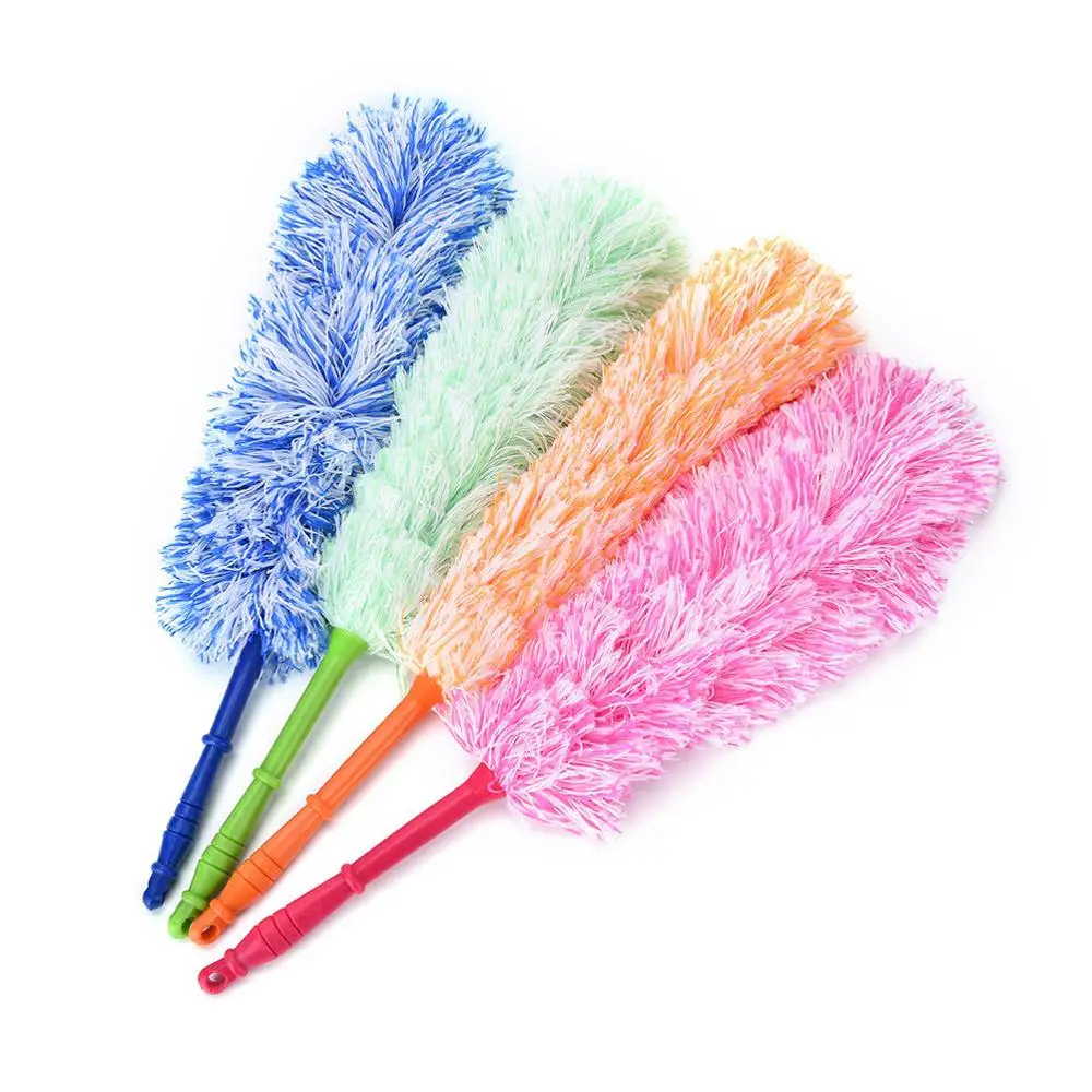 

Car Dust Static Feather Duster To Clean The Dust Wiper Long Design Ultrafine Bendable Fiber Household Cleaning Tool