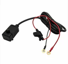 Водонепроницаемый Мотоцикл Dual USB мощность Разъем адаптер зарядное устройство выход мотоцикл 12 В