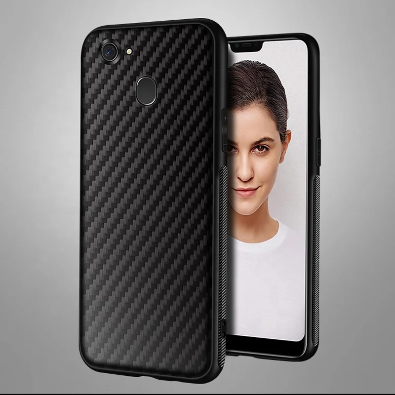 

Premium Black Carbon Fiber Stripe Dirt Resistant TPU Cell Phone Covers Case for Huawei Y9 Prime P20 Lite Mate 20 X P30 Pro 30 5i