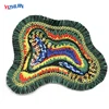 Custom Sequin Embroidered Patches with Tassels