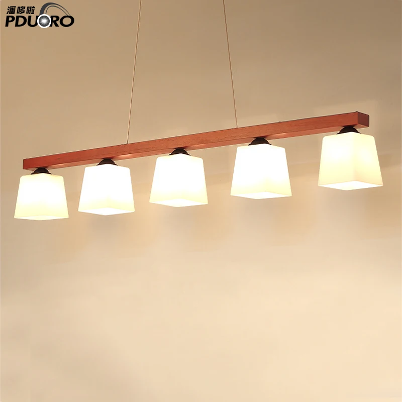 American Retro Loft Rustic Wooden Ceiling Pendant Light Vintage