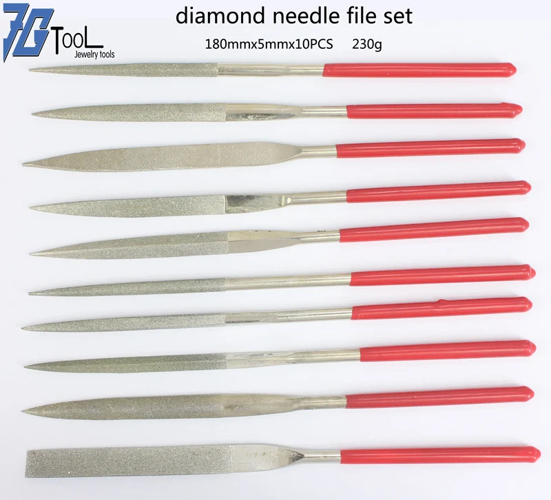 Diamond Needle File Set/ Mini Files impregnated with Diamonds/ hobby craft Files