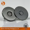 Black nickel/gun color 2mm round thin magnet snap button for bag and purse