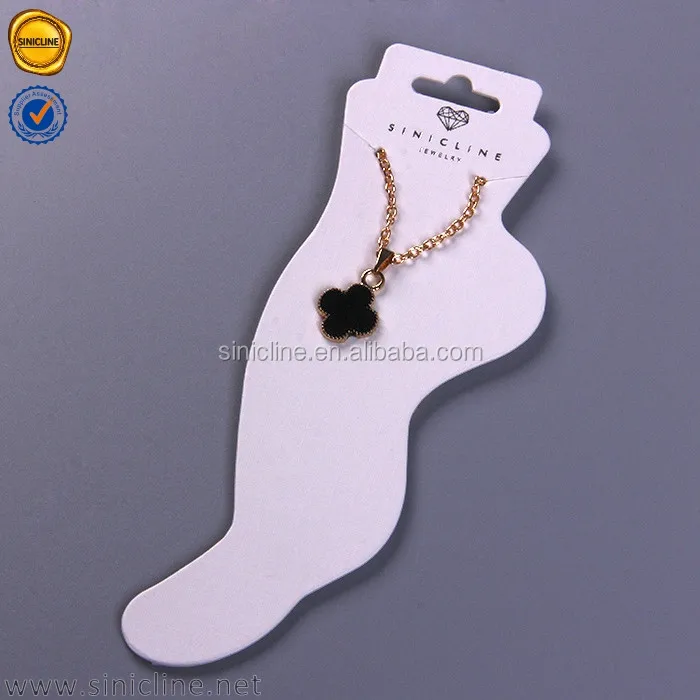 Siniclinepaper Custom Jewelry Display Card For Anklet Jewelry Buy