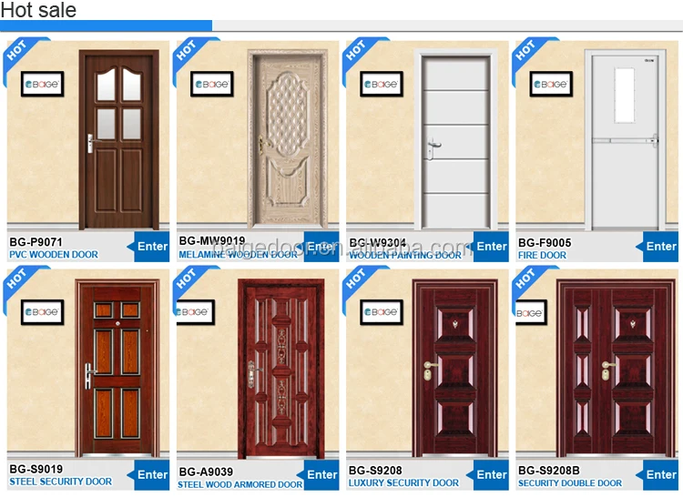 Bgf9069 Fire Rated Aluminum Door Frames/wooden Fire Door/steel Fire