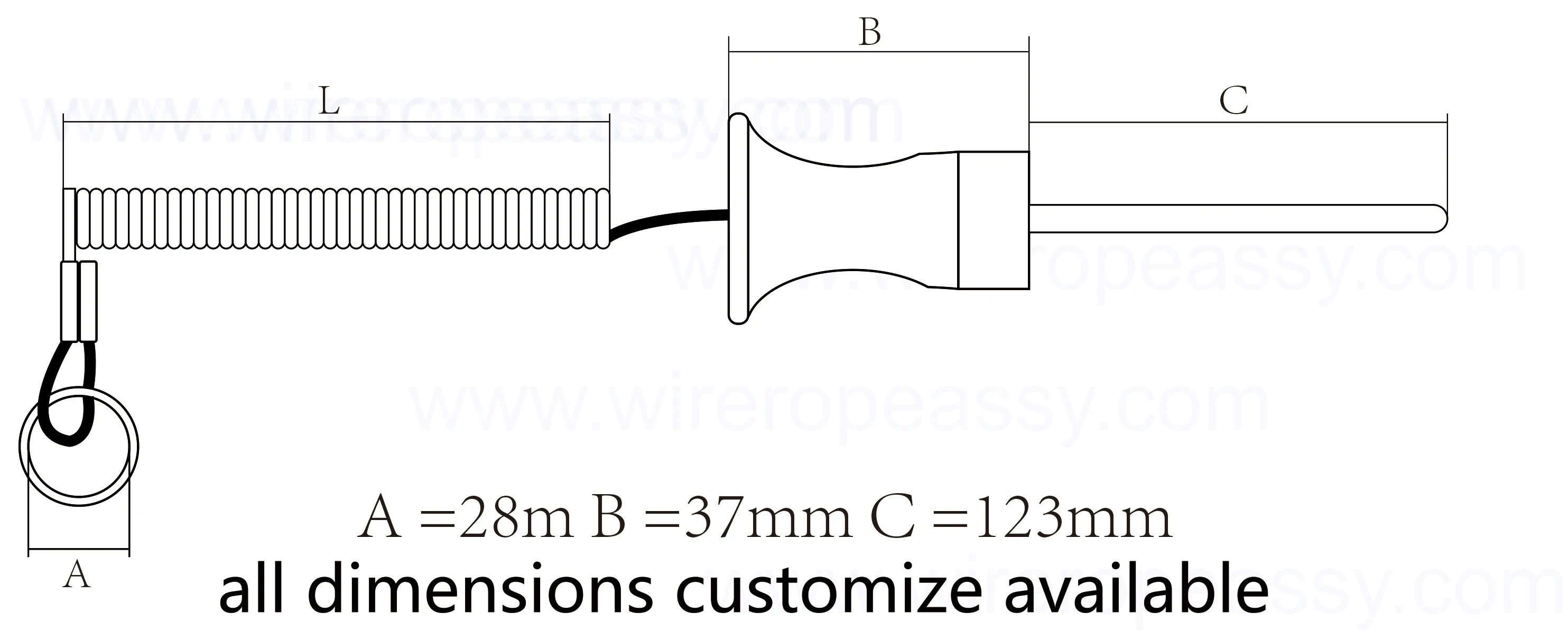 Magnetic weight stack pin with coil leash stack & locking pins