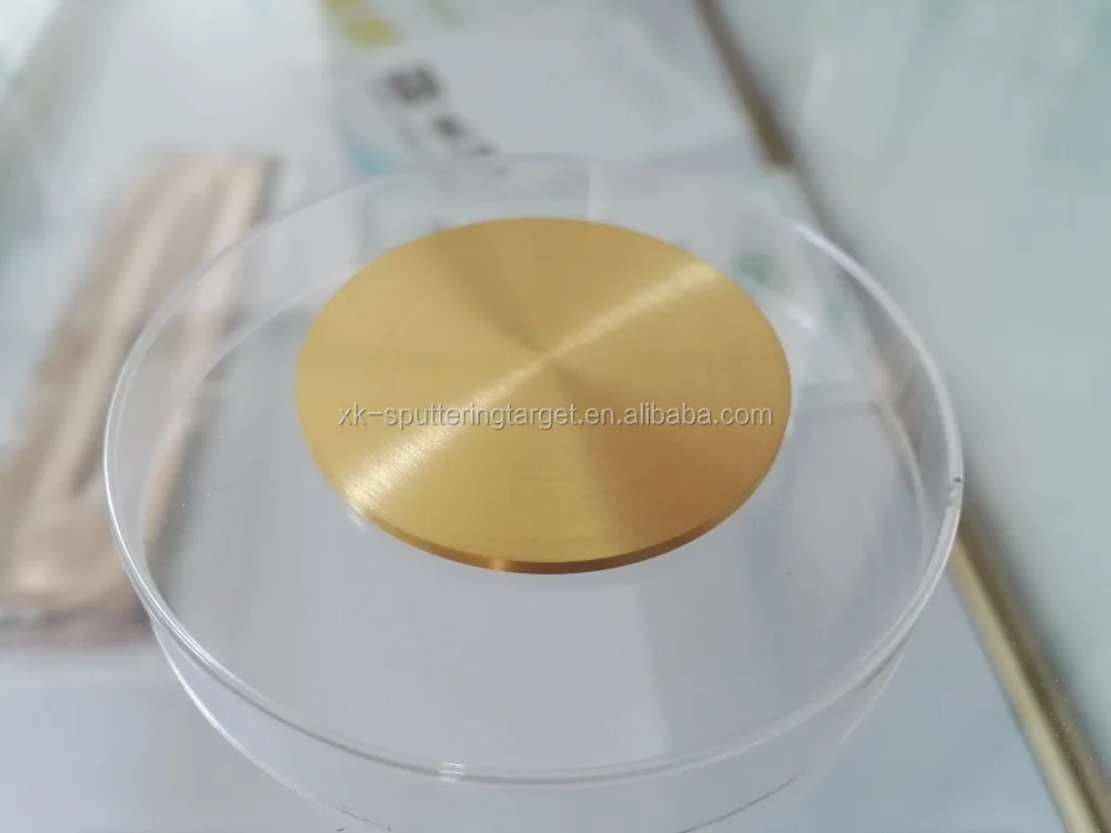 
Gold sputter target 99.99% Au/gold sputtering target with high quality 