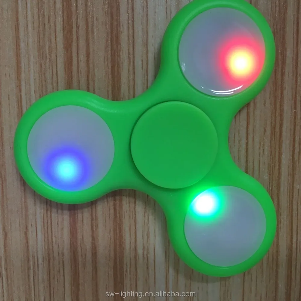 Kualitas tinggi cahaya mainan  LED gelisah gelisah spinner  