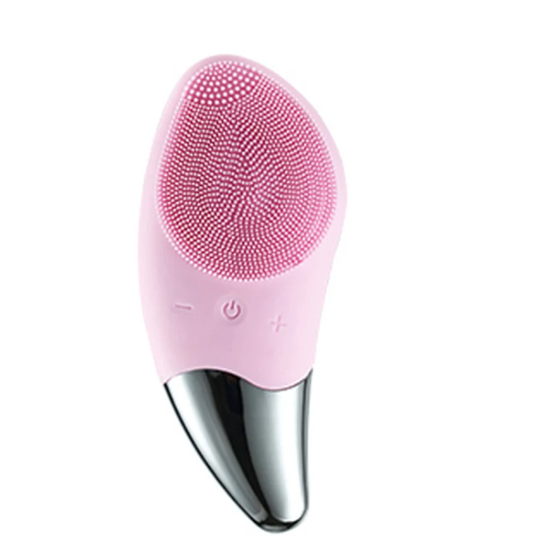 

waterproof IPX7 ultrasonic facial cleaner silicone facial cleansing brush, N/a