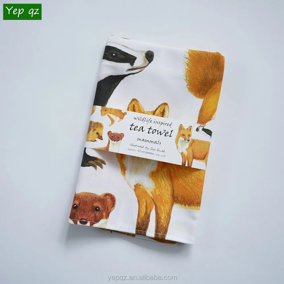 Standard Tea Towel Size White Cotton Blank Sublimation Tea Towel Buy