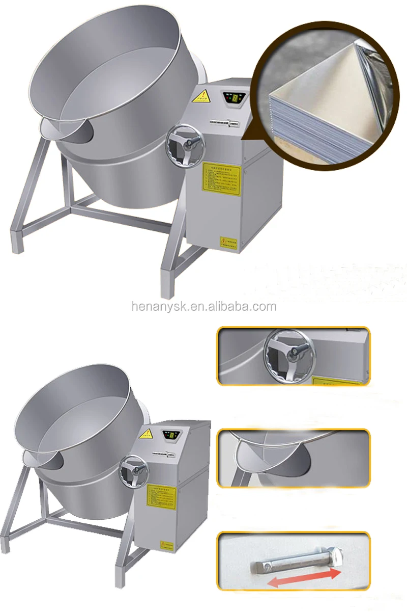 CH-15QX Popular Commercial Induction Heating Boiler Furnace Soup Electric Boiler Pot for Sale