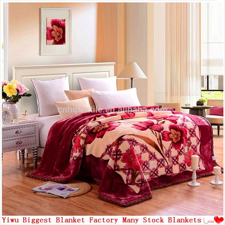 Yiwu Blanket Factory Wholesale Korean Blanket Softtextile Faux Fur