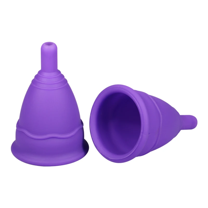 

Wholesale High Quality Silicone Menstrual Cup Washable Silicone Copa Menstrual Cup for Ladies Menstruation Time, Multi colors;pink;purple;white;etc