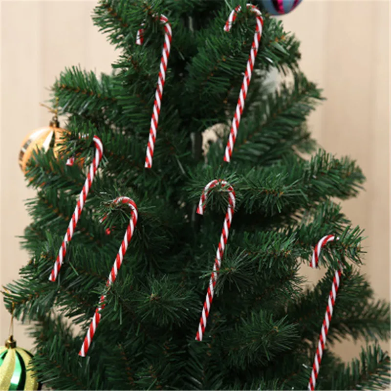 Christmas Decoration Outdoor Plastic Candy Cane Mall Window Scene