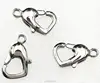316L Stainless Steel DIY Jewelry Finding High Polishing Heart Shape Small Lobster Clasp