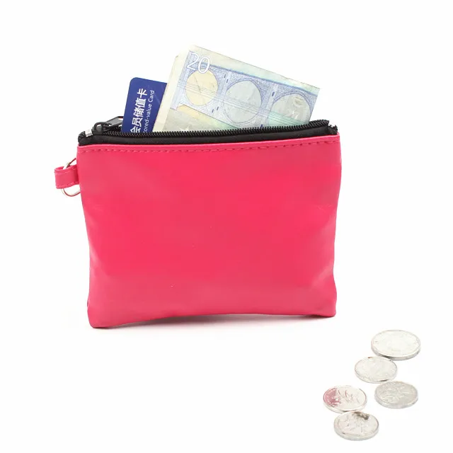 

PU Leather Coin Purse Pouch Change Holder Women's Zipper Pouch Wallet Mini Coin Purse