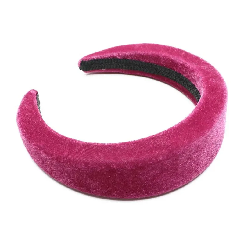 Plush Velvet Padded Headband Custom Shape Foam For Padded Headbands