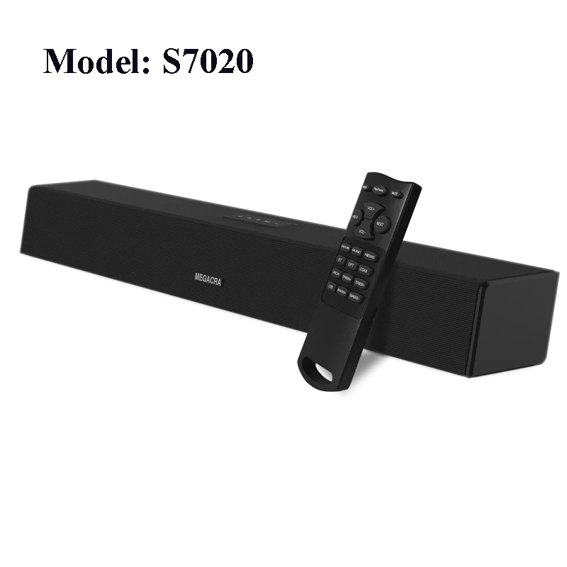 

New arrival 2*full Range+2*Tweeters 40w bluetooth super bass tv mini soundbar for home tv