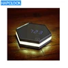 Wall Desk Clock light Digital Alarm Clock With Make-up Mirror LED Night Light Digital Thermometer Multifunctional