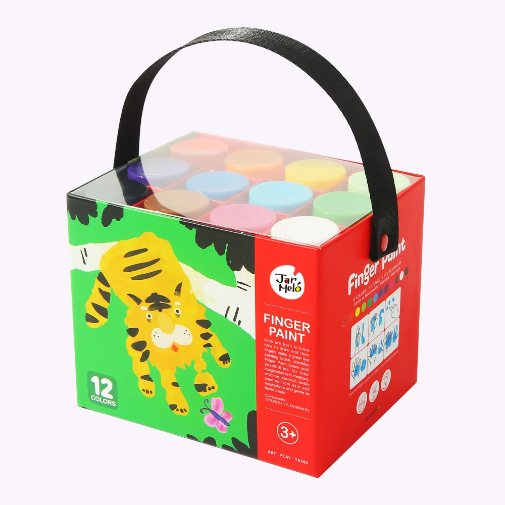 Wholesale Diy Professional Kid Children Baby Art Pigment Finger Safe