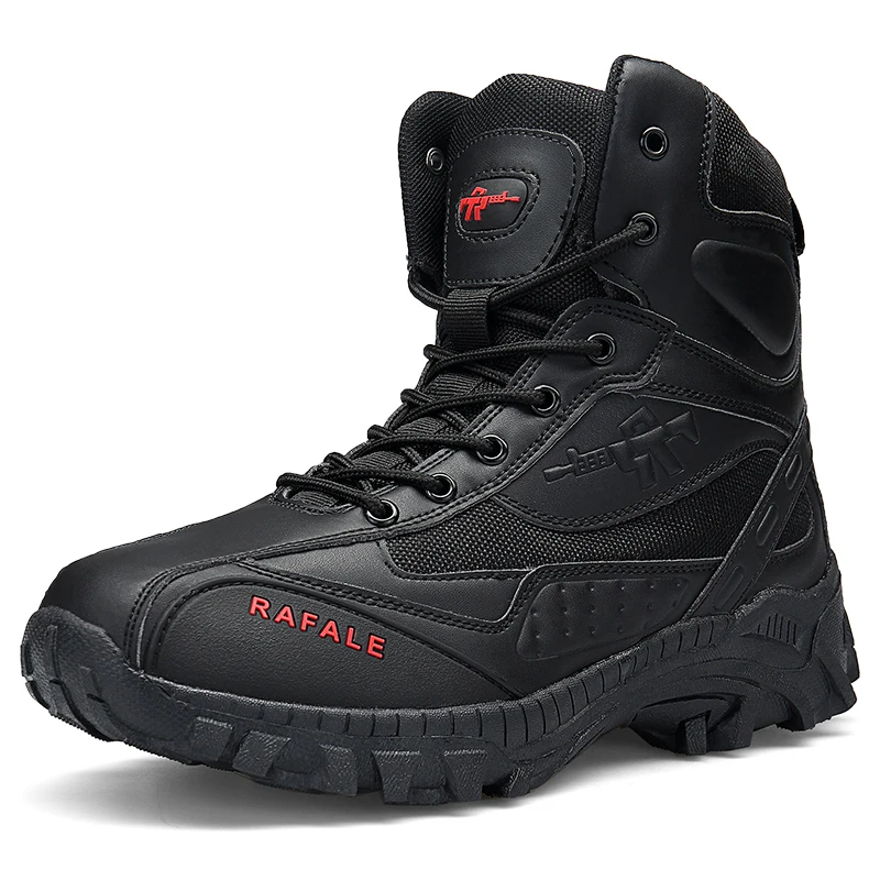 

China manufacturer OEM army boots military tactical, Black,khaki