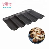 

Silicone Non-stick Perforated Silicone Baguette Bread Form Mold