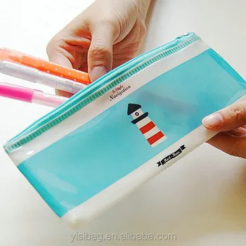 plastic pencil pouch