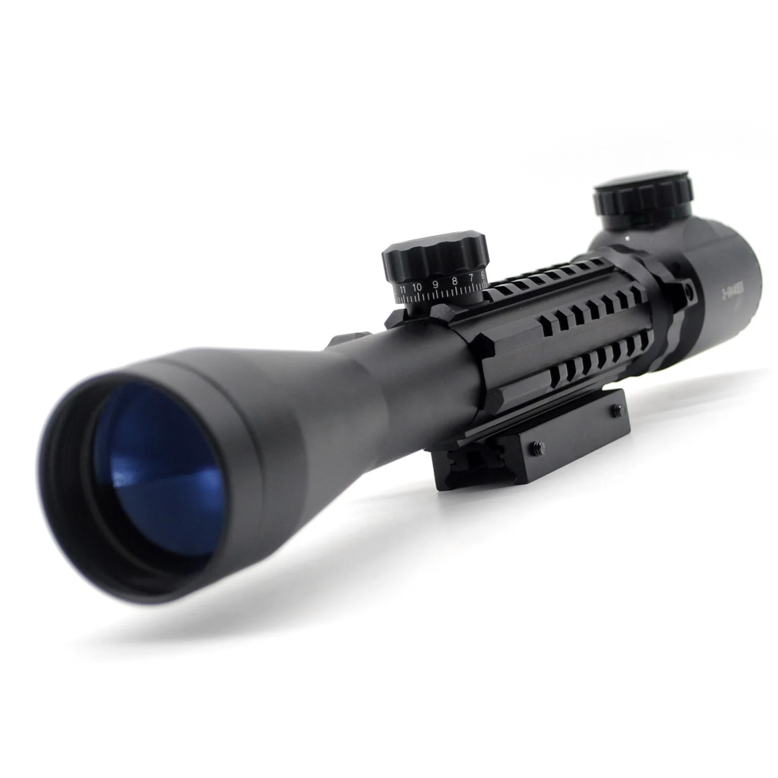 

Aplus Hunting Riflescope 3-9x40EG Red & Green Illuminated Rifle reflex sight Scope with 20mm picatinny rail mount, Black