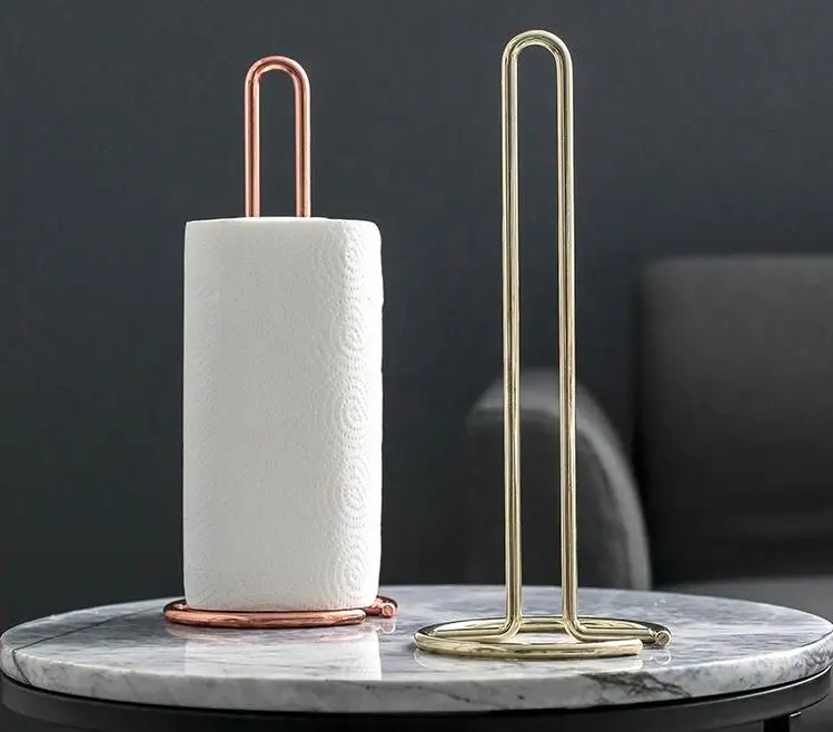 Amazon Hot Selling Household Rose Gold Paper Towel Holder Buy Paper