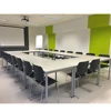 Durable Finish Meeting Conference Training Table/ Office Furniture folding meeting tables conference table foldable