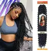 ZSHAIR Passion Twist Hair 18inch Water Wave Crochet Braids for Passion Twist Braiding Hair Hair Extension