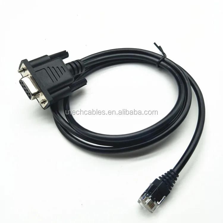 Db9 Serial Rs232 To Rj11 Rj12 Adapter For Apc Rj12 Serial Cable Pinout Buy Rs232 Db9 Serial To